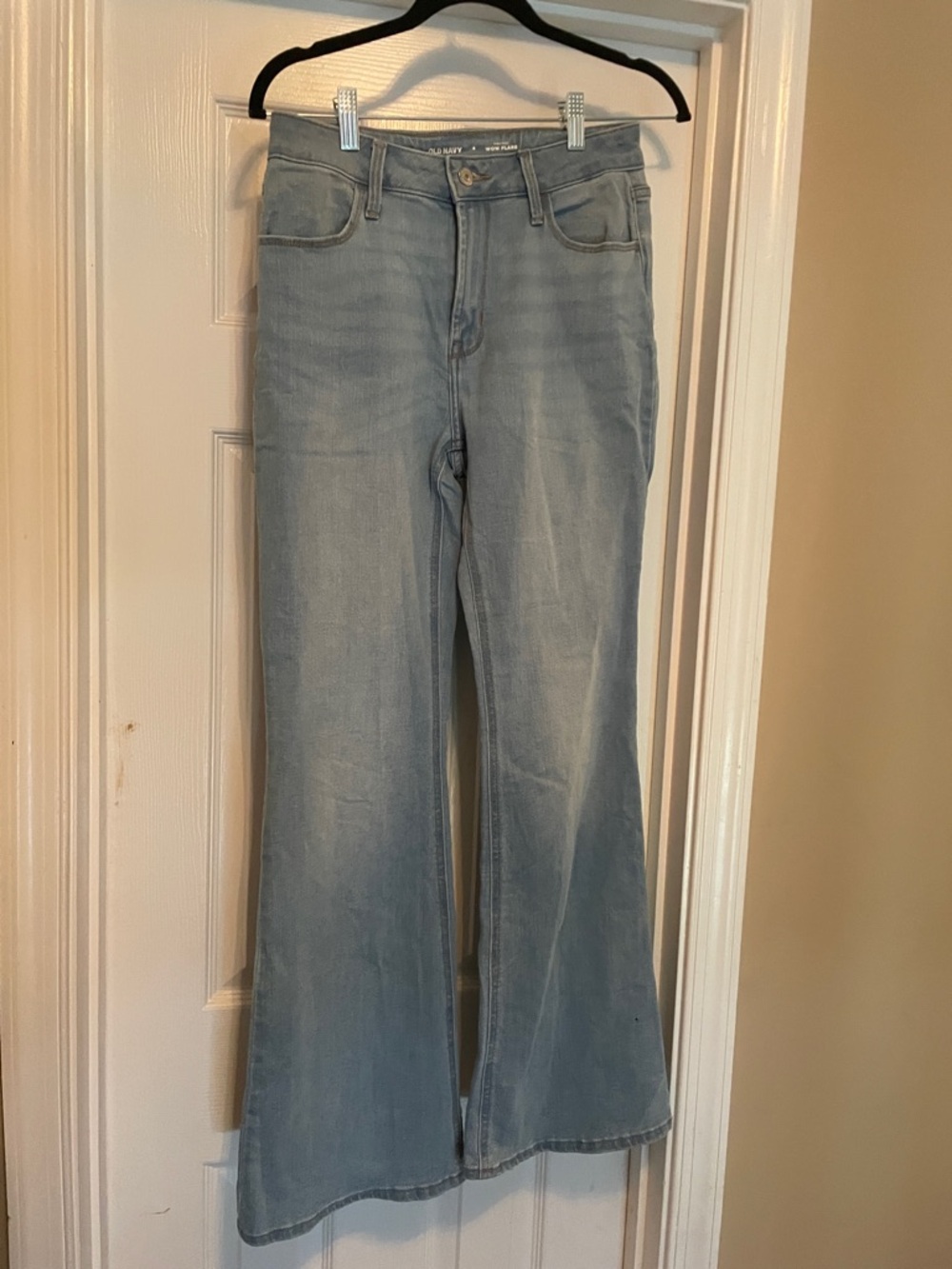 Old Navy Light Wash Women's Flare Jeans - Light Blue